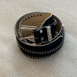 36” leather belt